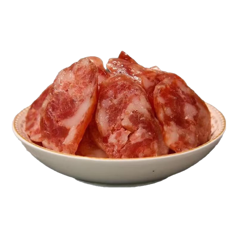 法思觅语咸味香肠 腊肠手工江苏南通特产风干土猪肉农家传统工艺 咸味香肠500g