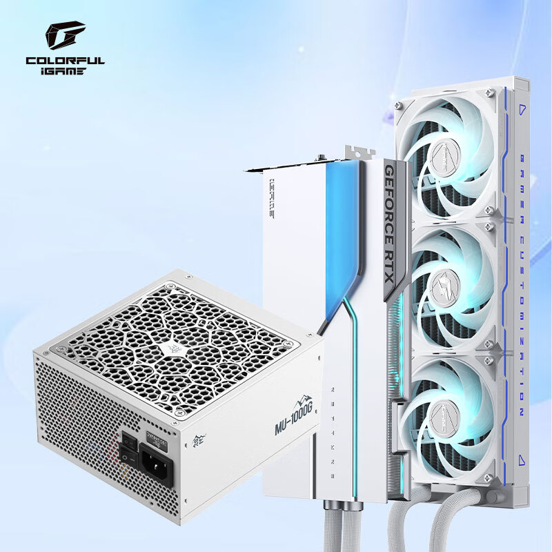 七彩虹（Colorful）iGame GeForce RTX 5080 Neptune OC 16GB +昆仑MU-1000G电源