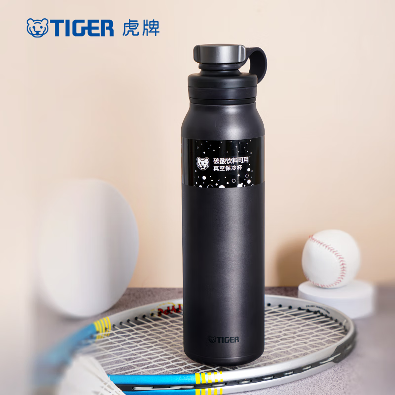 虎牌（TIGER） 保温不锈钢真空保冷杯大容量户外运动水杯MTA-T150 钢铁灰 1500ml