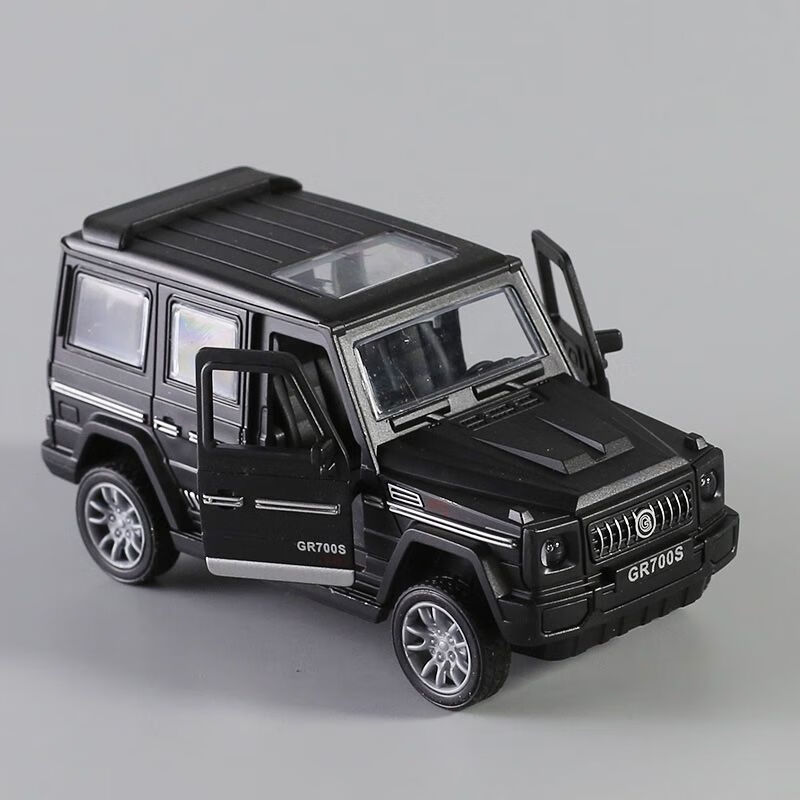 ONEVAN儿童奔驰吉普越野车宝宝三开门小汽车惯性耐摔玩具车大G车模礼物 三开门奔驰【黑】