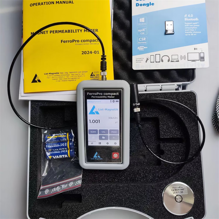 乘乙德国李斯特List-Magnetik磁导率仪FerroPro compact磁导率测试仪 FerroPro compact