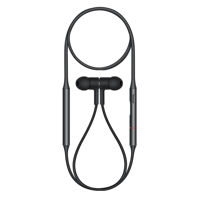 华为 HUAWEI FreeLace 无线耳机/蓝牙耳机/运动耳机/蓝牙耳机/智慧闪连快充/动听人声 曜石黑