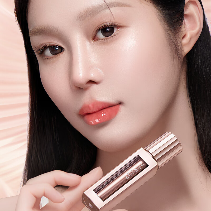 ZEESEA 滋色水嘟嘟精华口红果冻唇膏不易掉色不易沾杯姿色秋冬美拉德女 C01+C02【赠唇釉N02+粉扑】
