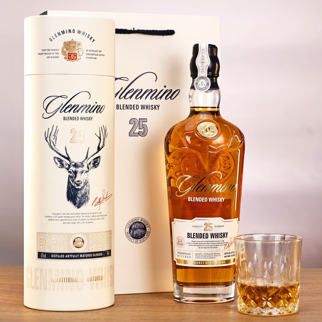 格兰米诺雪莉桶25 威士忌 英国进口 43度洋酒 品鉴送礼 700ml*6 整箱装