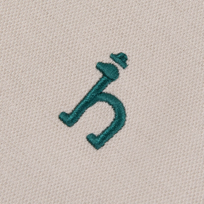 哈吉斯(HAZZYS)品牌童装男童POLO衫春季新款舒适柔软透气撞条简约时尚长袖POLO衫 沙滩灰 165