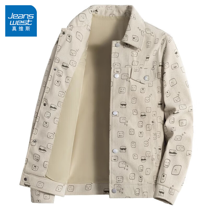 ���ڲ�������ά˹��Jeanswest��2025�����е�о�޼п�������ʿ�＾�¿װ�������¼п����³��� �װ�ɫ 3XL