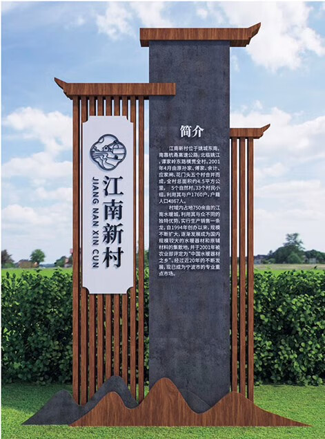 語森憶定制戶外村牌導向牌不銹鋼標識牌指示牌公園景區(qū)導視牌精神堡壘定 款式1定金