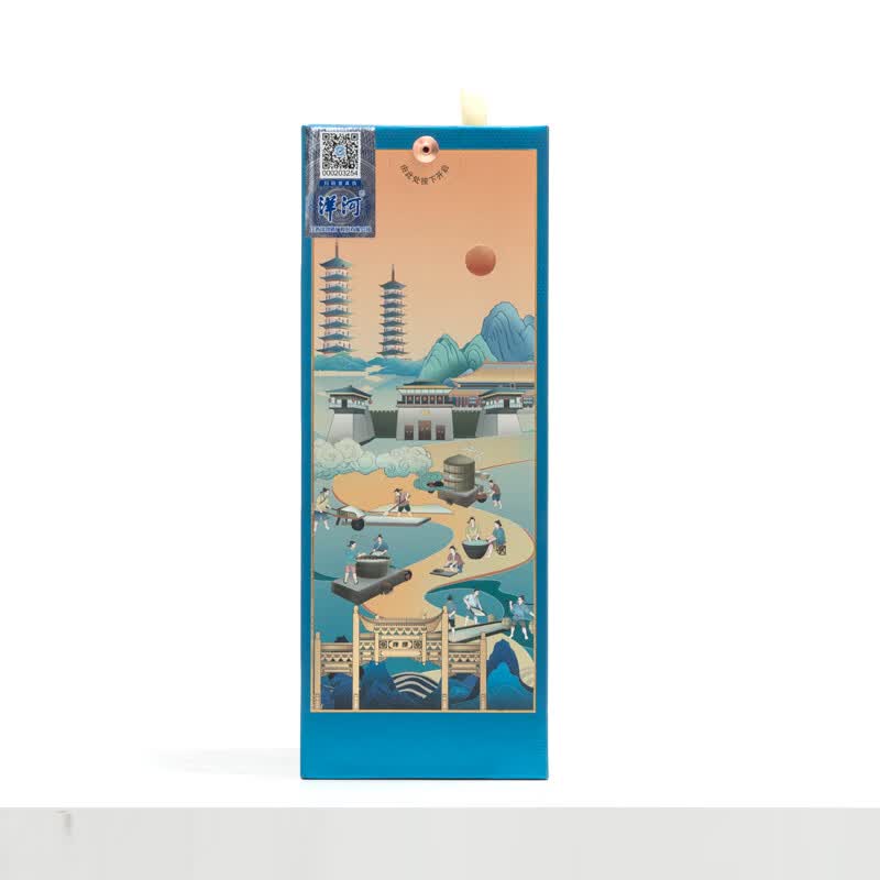 洋河年代文创 绵柔浓香型白酒 送礼宴会商务用酒 2024年 500mL 1瓶 52度