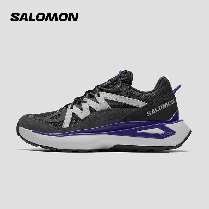 萨洛蒙（Salomon）男女款 城市轻户外透气舒适潮流穿搭休闲运动鞋 ODYSSEY ELMT LOW 沥青灰 475900 7 (40 2/3)