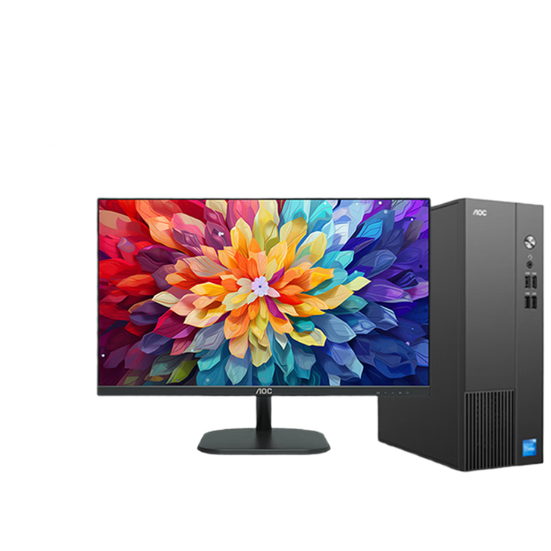 AOC���Ҳ����ٹ�T200̨ʽ���������ð칫���������i5-12450HX16G 1T��̬WiFi6�������ţ�23.8Ӣ��