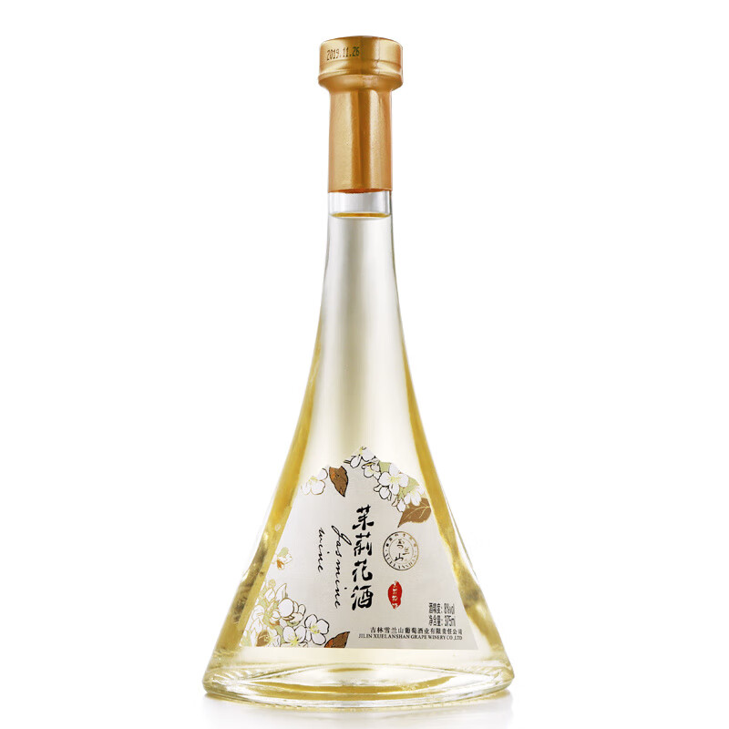 雪蘭山網(wǎng)紅酒露酒果酒桃花酒玫瑰花酒青梅酒8度375ml 茉莉花酒1瓶