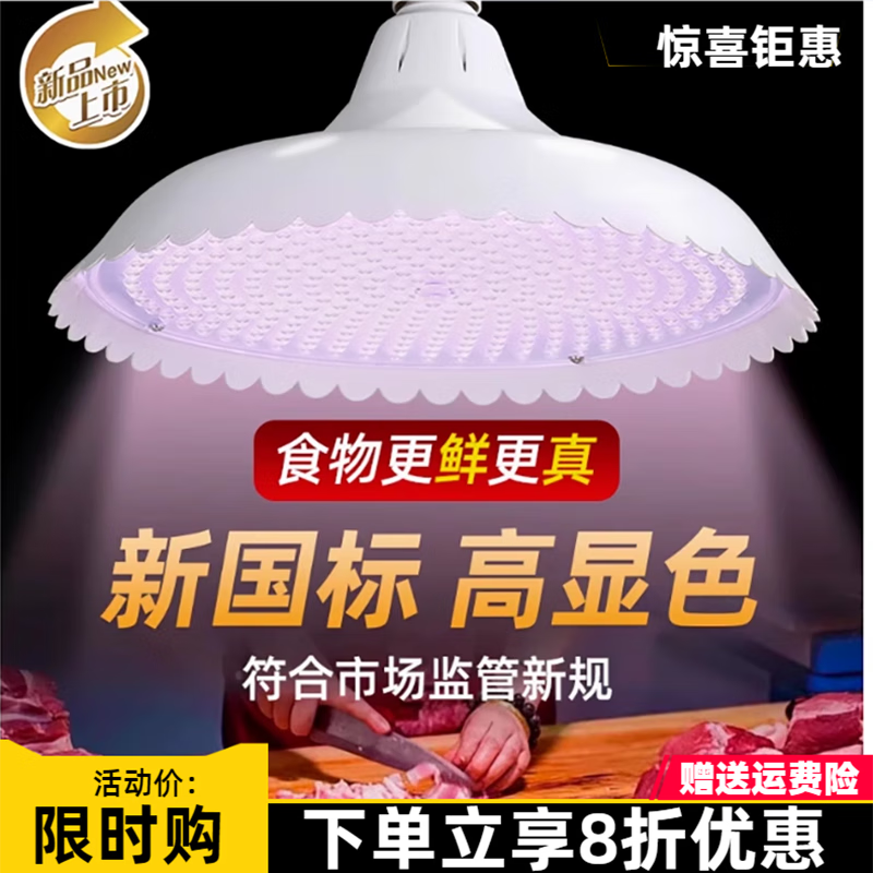 ��Ծ2025�¹�led��������ʵ�������ƺ�����ʳ�߲�ˮ�����г�ר�õ� �±�׼ ͸������߿ǣ� ������ 80W