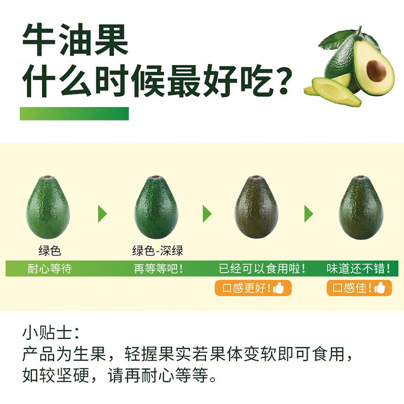 觅百果墨西哥牛油果巨无霸大果新鲜水果哈斯鳄梨酪梨宝宝应当季 超级巨无霸4粒【单果180-210g】