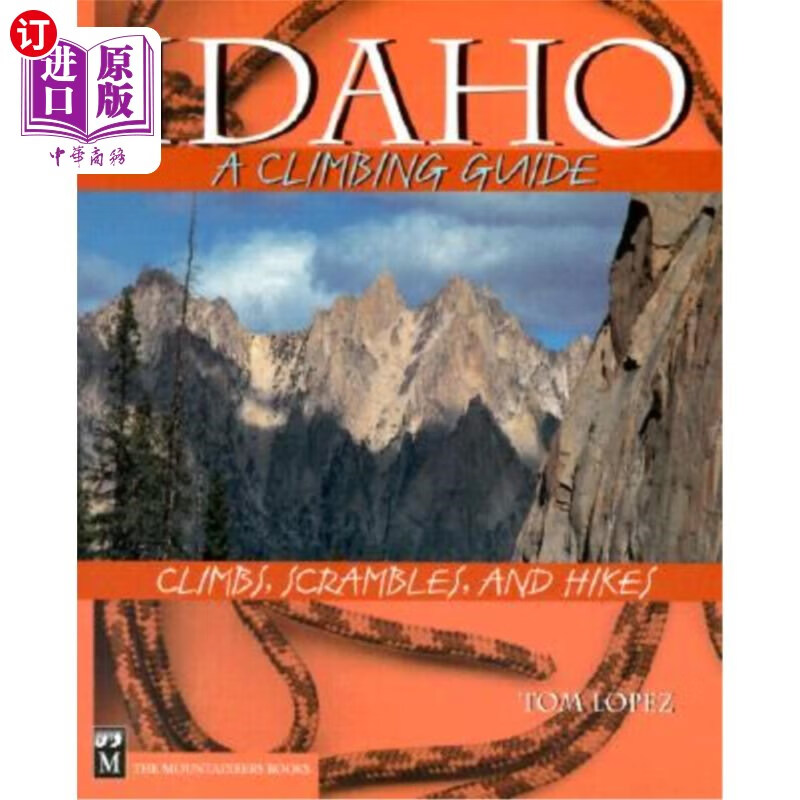 海外直订idaho: a climbing guide 爱达荷州:攀岩向导