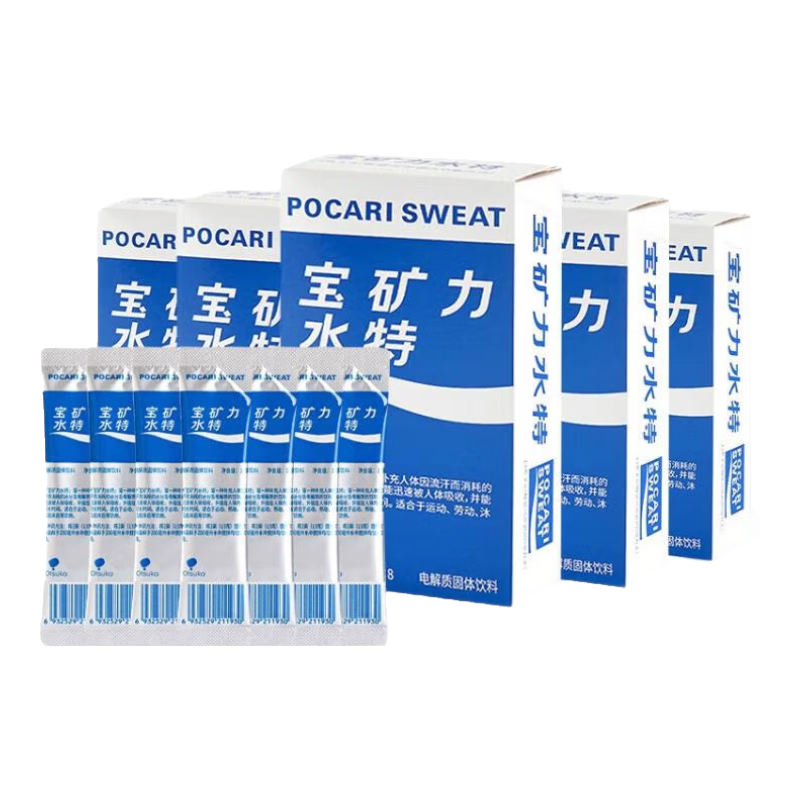 宝矿力水特粉 电解质冲剂粉末 固体功能饮料冲服运动健身补充水分 宝矿力水特粉末3盒【 13g*24袋 】