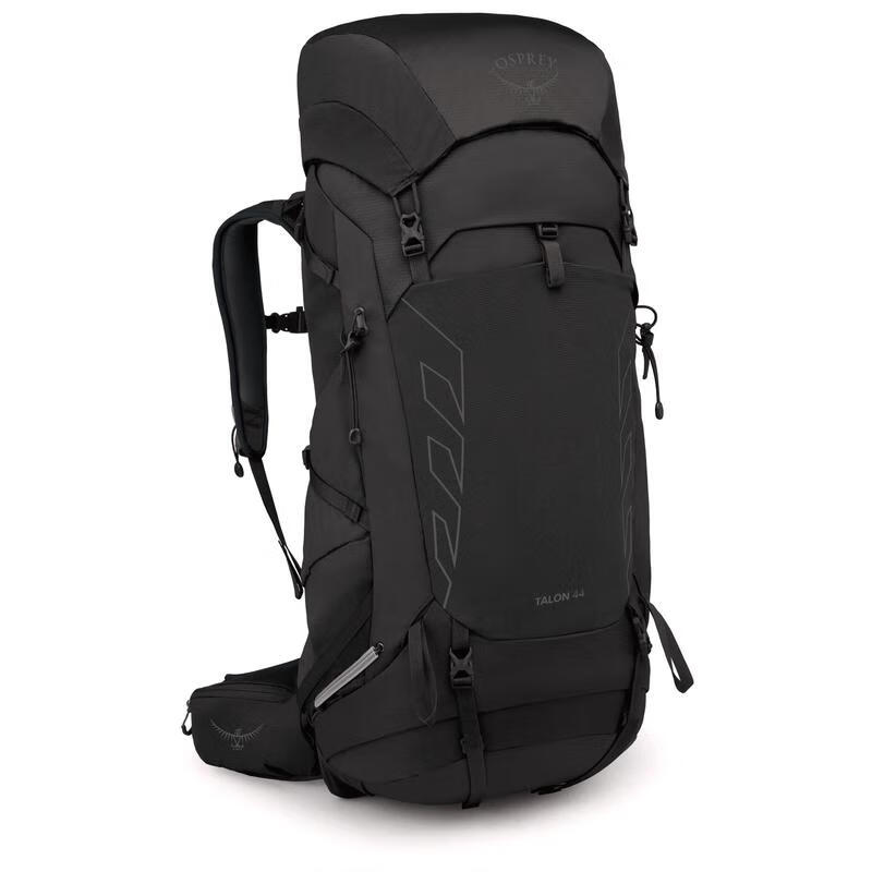 OSPREY中性戶(hù)外背包尼龍防潑水耐磨旅行登山包 黑色 48L-L/XL