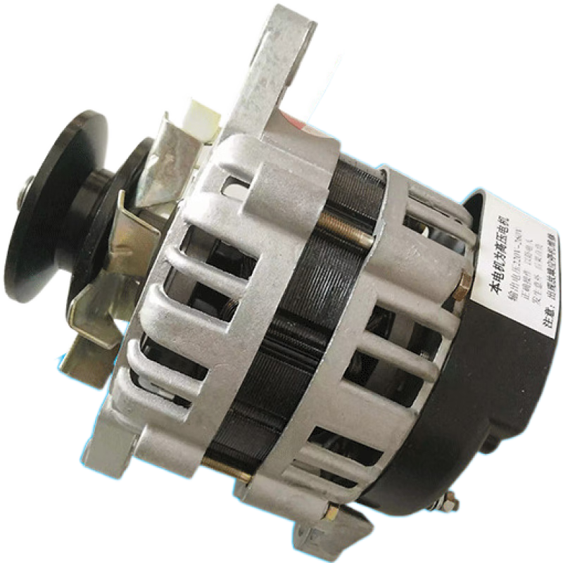 崇朝皮帶輪式220v800W永磁恒壓照明小型銅線包家用交流發(fā)電機(jī) 220V1500W皮帶輪發(fā)電機(jī)【066-1】