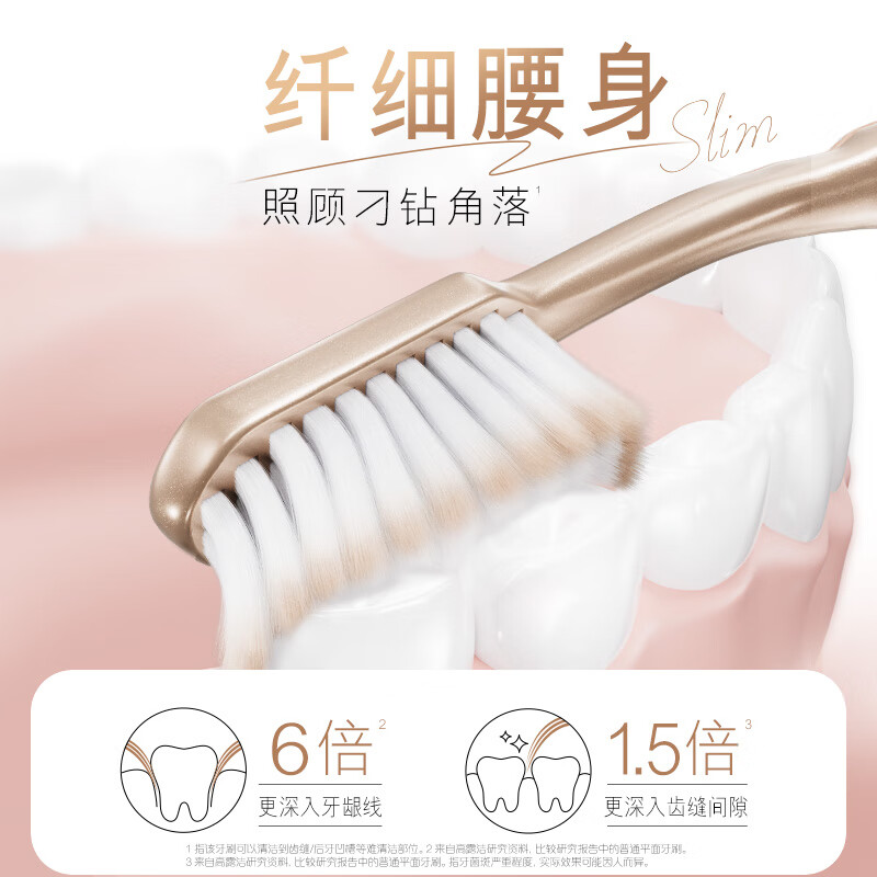 高露洁 纤柔备长炭 牙刷 ×8 (新老包装随机发放)超细软毛 温和清洁