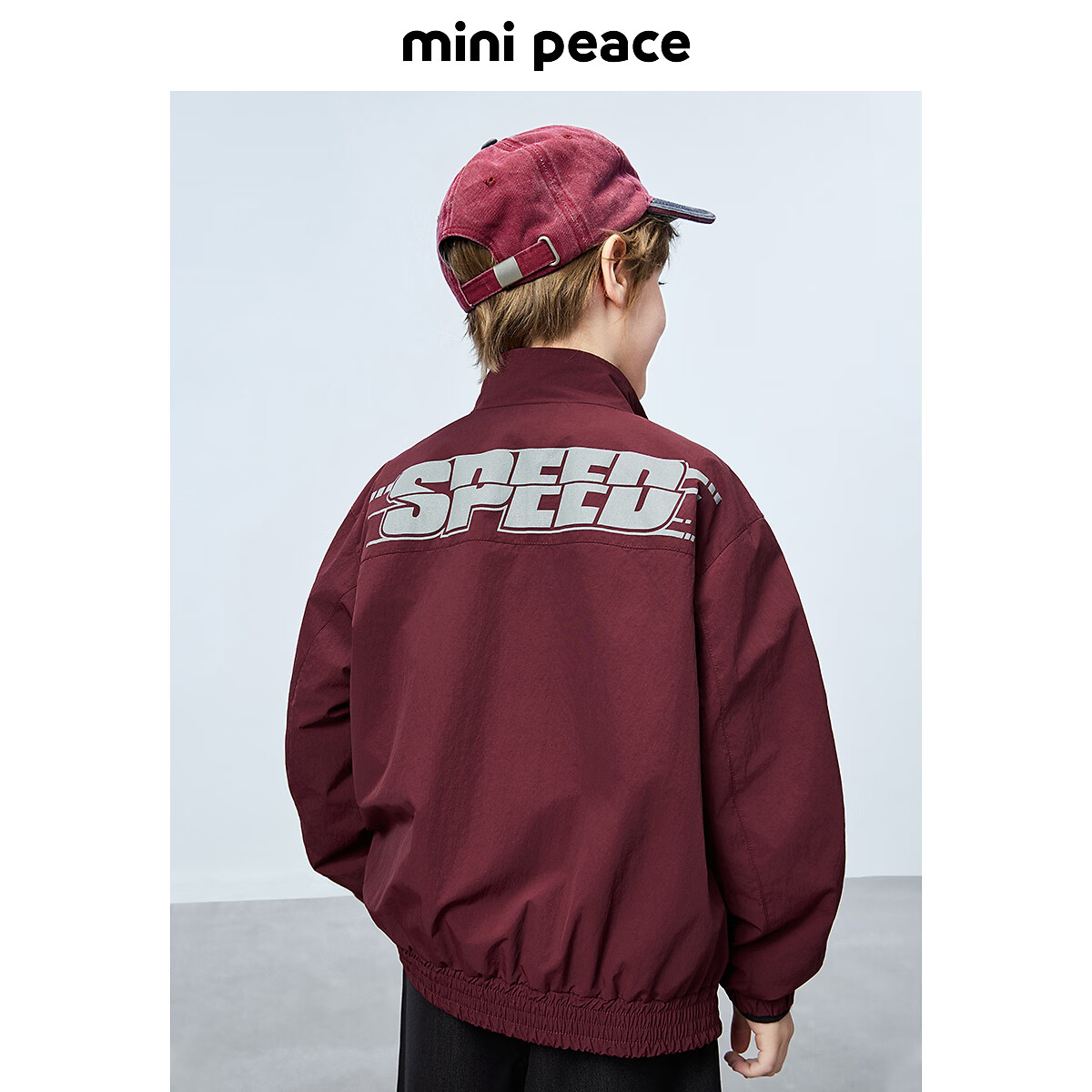 MiniPeace太平鸟童装男童夹克FABCF1209 卡兰达红 160cm