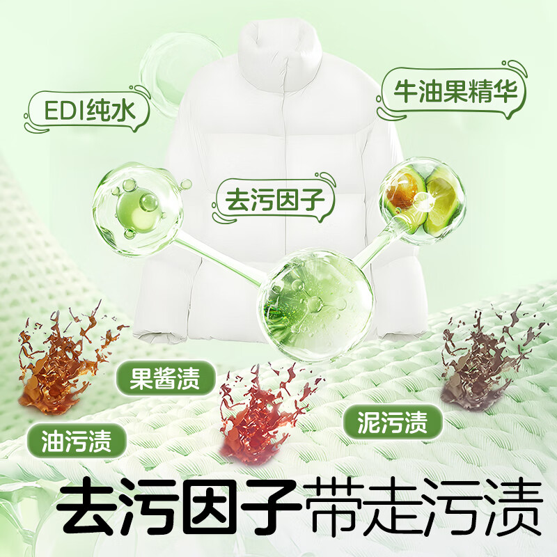 植物妈妈儿童羽绒服湿巾 去污免洗衣物去渍专用 【全家够用】 100抽 10包
