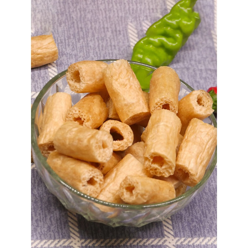 维霆素豆肠段豆肠素鸡肠人造素肉豆制品干豆精豆棍棒散装 豆肠 2斤