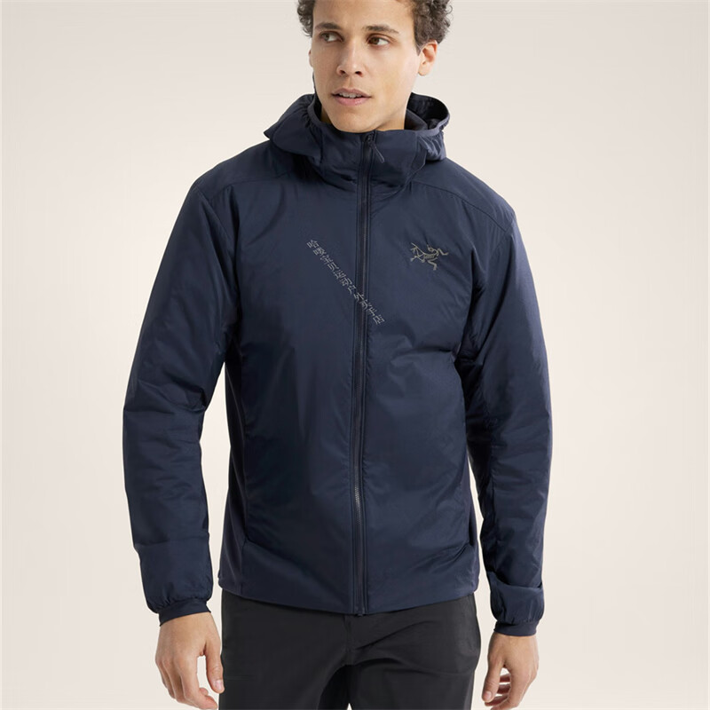 始祖鸟（ARC&#039;TERYX）买手代购 Atom Hoody 男士 25新款 春秋外套保暖轻便户外连帽棉服 Black Sapphire 25款 蓝黑色 3XL