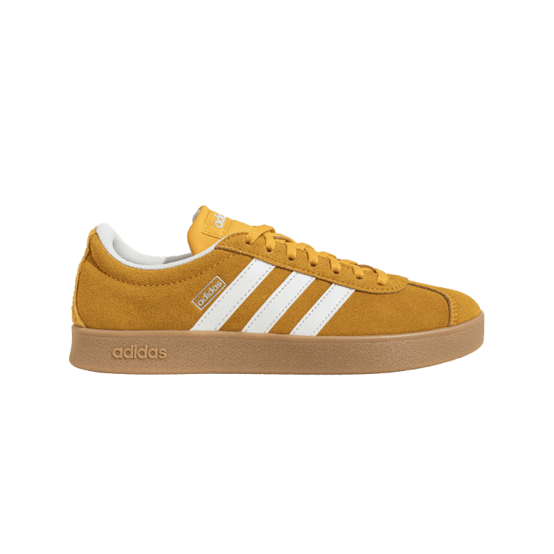 adidas「T头鞋」VL COURT CLASSIC复古板鞋德训鞋阿迪达斯轻运动   黄色/亮白/汉玉白   38