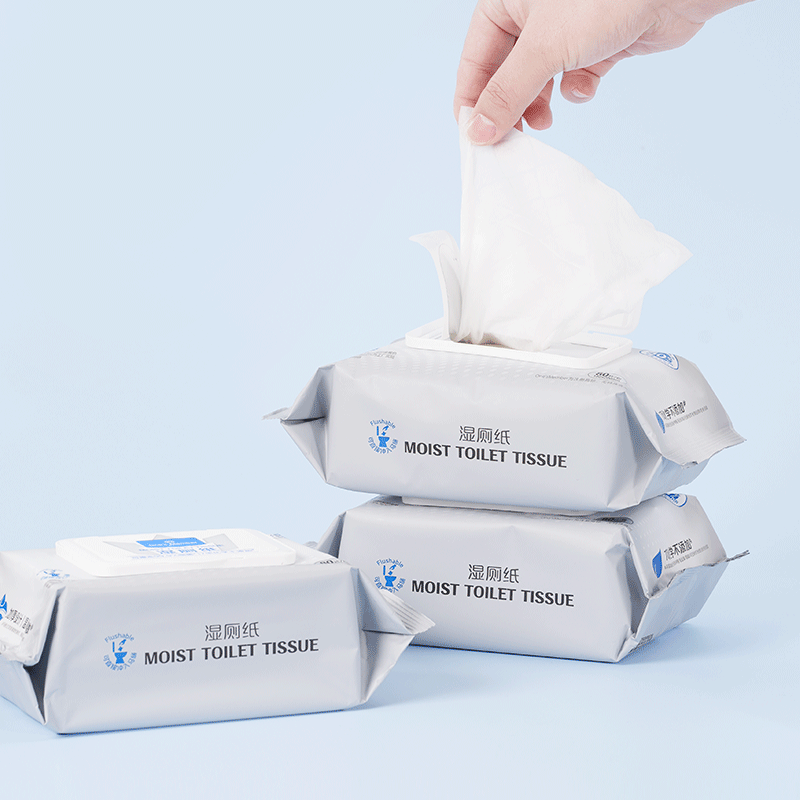 1号会员店 湿厕纸 80片*6包 无杀菌剂植萃配方7大不添加 洁厕湿纸巾家庭装