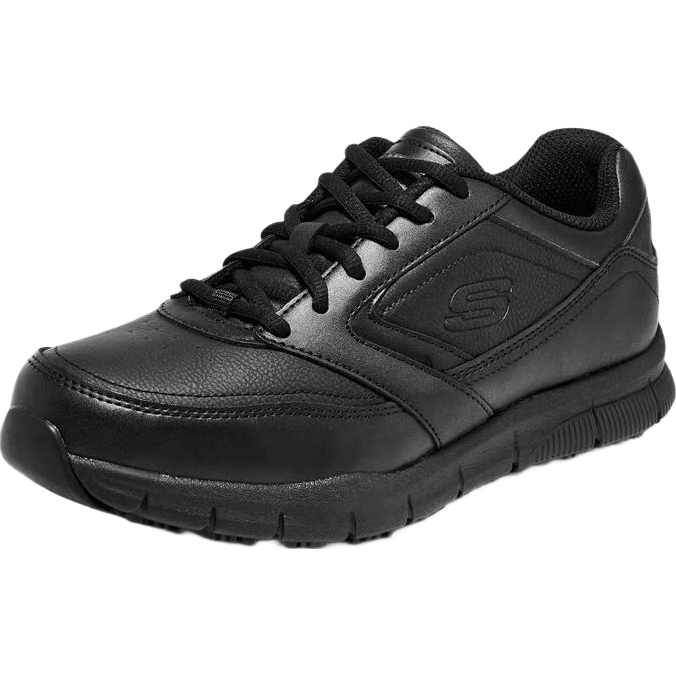 斯凱奇（Skechers）男士商務(wù)鞋秋季厚底通勤板鞋休閑鞋軟底舒適上班鞋77156