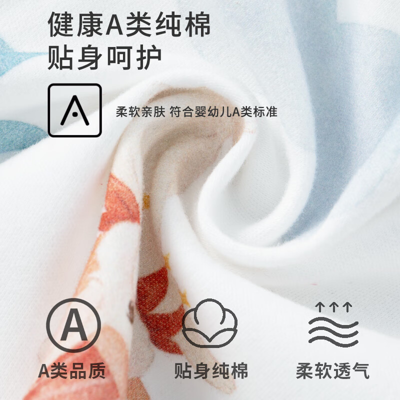 班杰威尔(BANJVALL)婴儿衣服春夏季长袖连体衣纯棉0-2岁宝宝衣服居家内衣哈衣爬服 四季两件套(白云兔+复古兔) 59cm