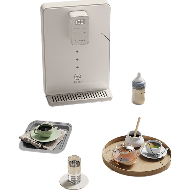 �¿�˹ AUX ����������ˮ�� ̨������ YGX-2204C 6������ ���رڹҹ��߻� 299.4Ԫ(����ȯ)