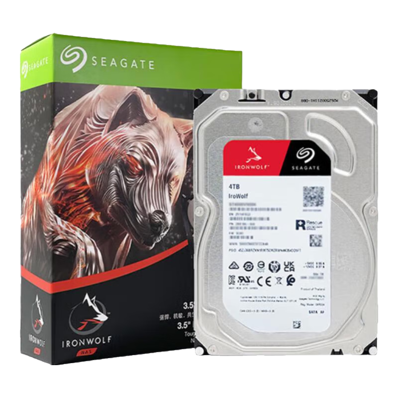 ϣ��NASӲ��  ����洢 ϣ�ݿ��� 3.5Ӣ�� SATA�ӿ� CMR PMR��ֱ�ż�¼ ��еӲ��  ��ԭ�����ݻָ� 4TB [ST4000VN006]