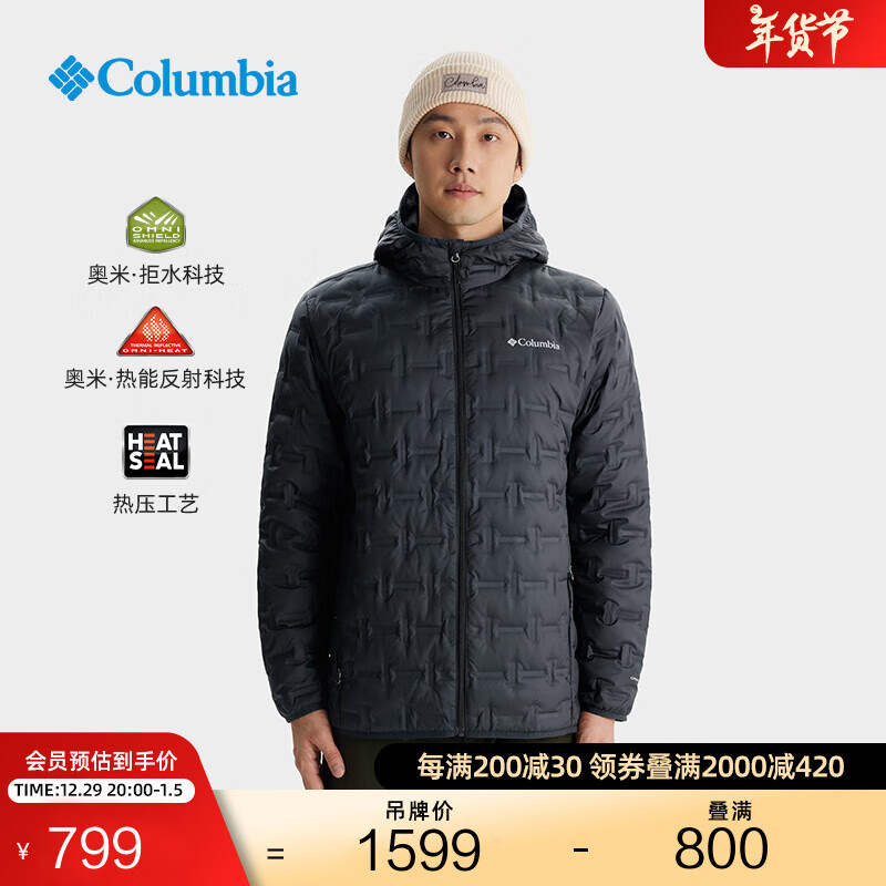 ���׹���Columbia ���ױ��� ��Ů�޷���ѹ�����ˮ650��Ѽ�ޱ�ů���޷� WE6610 010 ��̫�������� ��ɫ L (180/100A) 854Ԫ(���׹�)