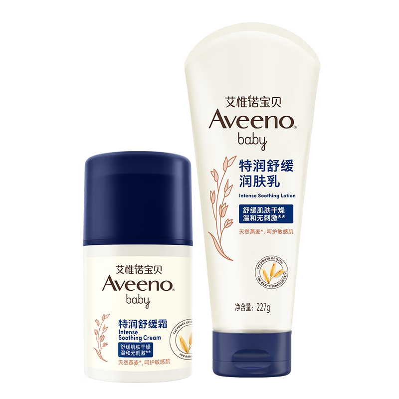 ���ڲ�������Ωŵ��Aveeno����άŵ�滺����Ӥ��������˪ �ﶬ������˪�������װ48g+227g 153Ԫ