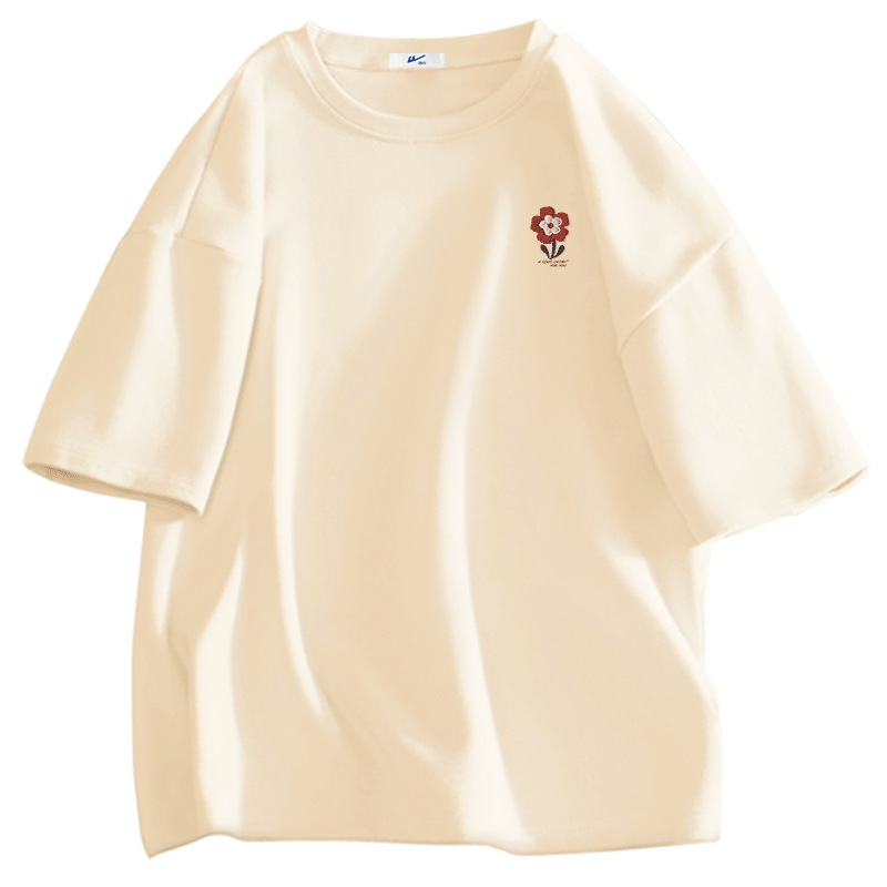 百亿补贴:回力短袖女t恤夏季2025超火酒红色显白纯棉半袖宽松高级胖mm大码女装43.9元