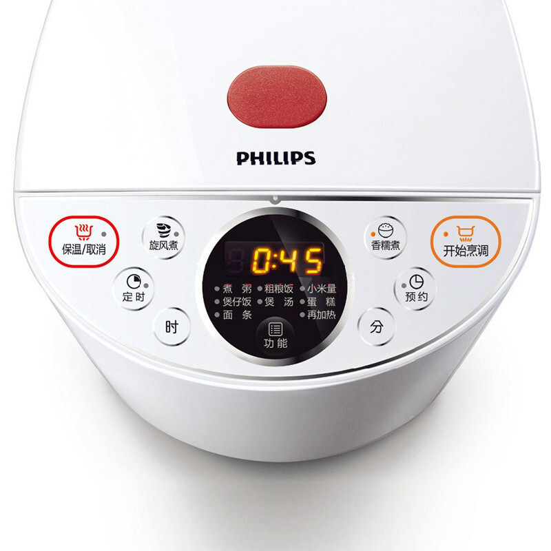 飞利浦(philips) 电饭煲 电饭锅 4l 3-7人家用多功能智能电饭锅24小时