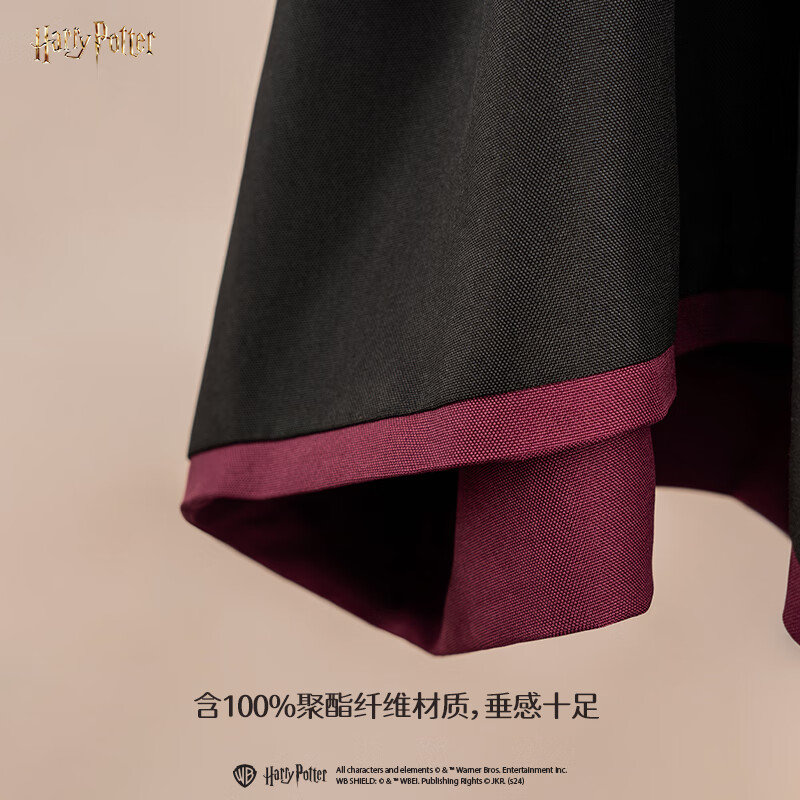 哈利·波特魔法袍霍格沃茨学院魔法袍格兰芬多披风长袍COS衣服生日礼物正版 格兰芬多【赠霍格沃茨礼包】 M