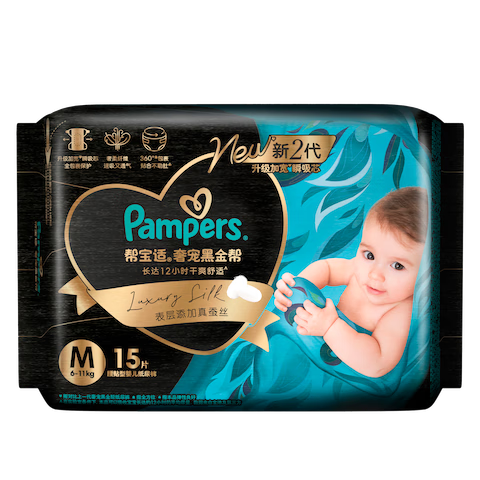 Pampers/�ﱦ�� �ڽ�� M�� ֽ��� 15Ƭ 37.71Ԫ(������)