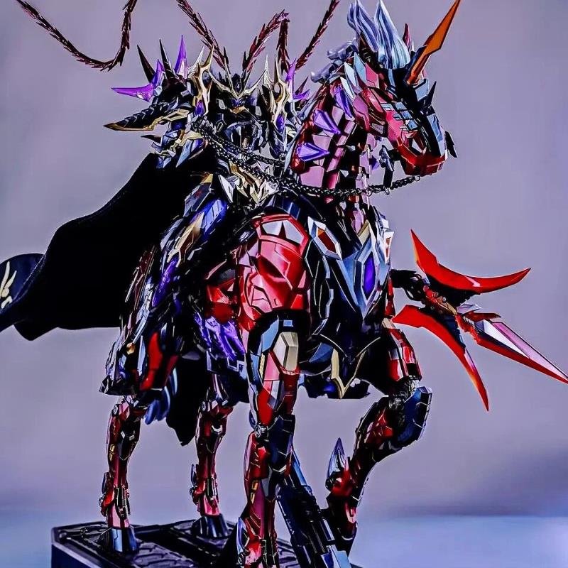 必中系列魔动核高霖达盲盒拼装机甲模型敖丙赵云哪咤白起摩动 许愿-吕布必中模型+工具