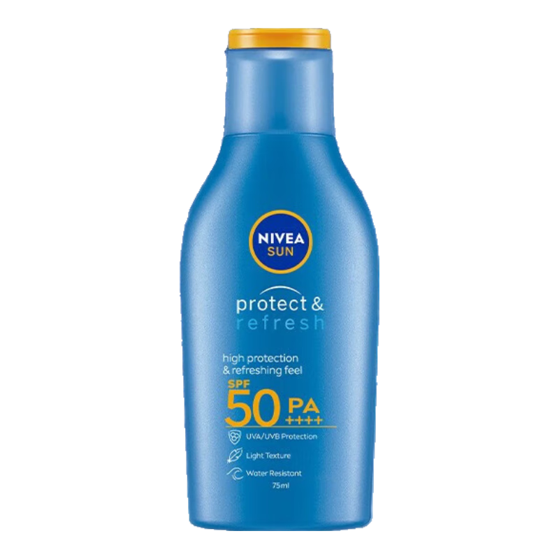 ��ά�ţ�NIVEA�� ��ɹ˪¶������Ů������ˬ��͸������Һ��˪ѧ����ѵɳ̲����˪ ��͸��ɹ¶75ml SPF50 PA++++