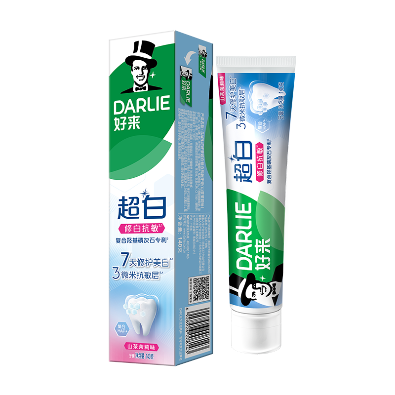 DARLIE����(ԭ����)�����ް׿������ǻ��׻�ʯרҵ�޻�����140g����ζ