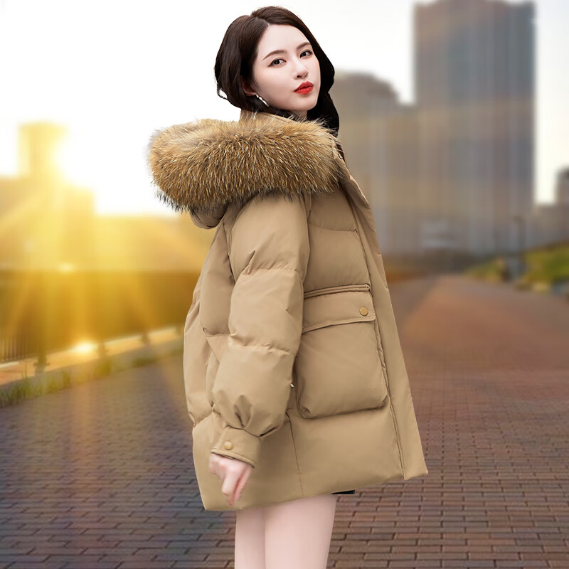 ���ڲ�������ά˹��JEANSWEST�����޷�Ů�̿�2024�¿�С����Ůʿ�������װ�Ѽ�޴�ë�챣ůŮװ ����-����ë�� 2XL ����140-155��