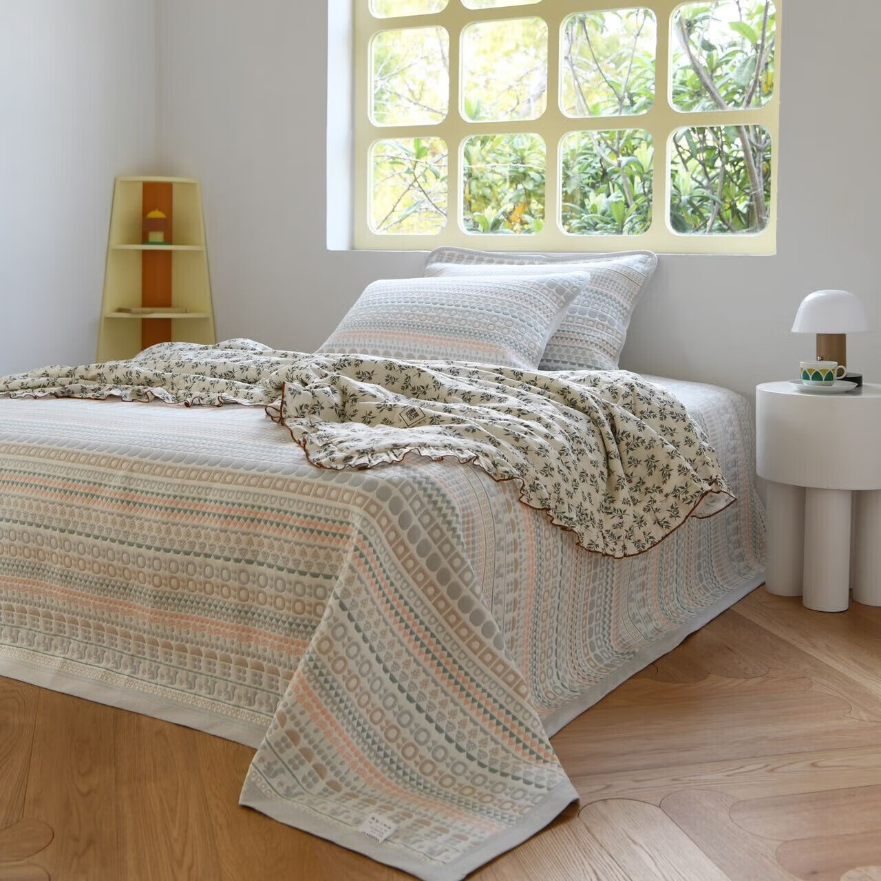 雅赞软席床单床垫纯棉纱布新疆长绒棉母婴A类四季通用【商场同款】 松鼠坚果-经典款 加大双人款220*240