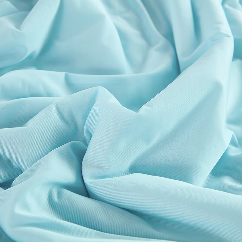 CIBOAKIEIG凉感冰丝A类夏凉被 冰淇淋亲肤感空调被可机洗单人双人被 蓝拼灰 200cm*230cm