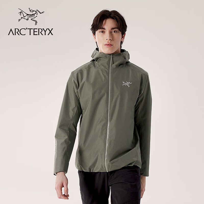 ARC&#039;TERYX始祖鸟 SOLANO HOODY 防风 男子 软壳夹克 Forage/幽雾绿 L