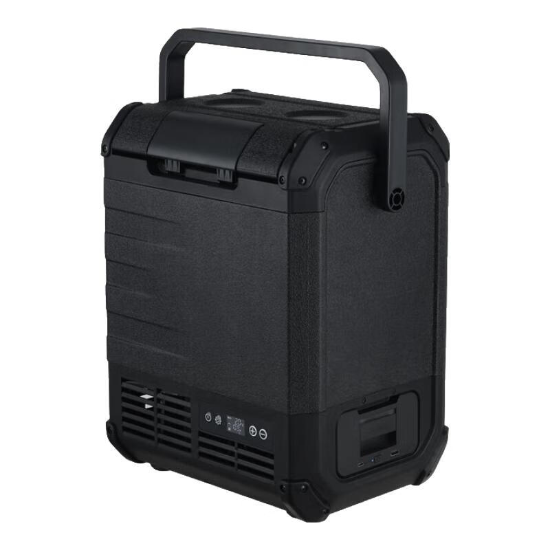 青牛酷骑车载冰箱车家两用压缩机制冷冻12V24V户外便携加热小型露营小冰箱 黑色 车家两用 10L