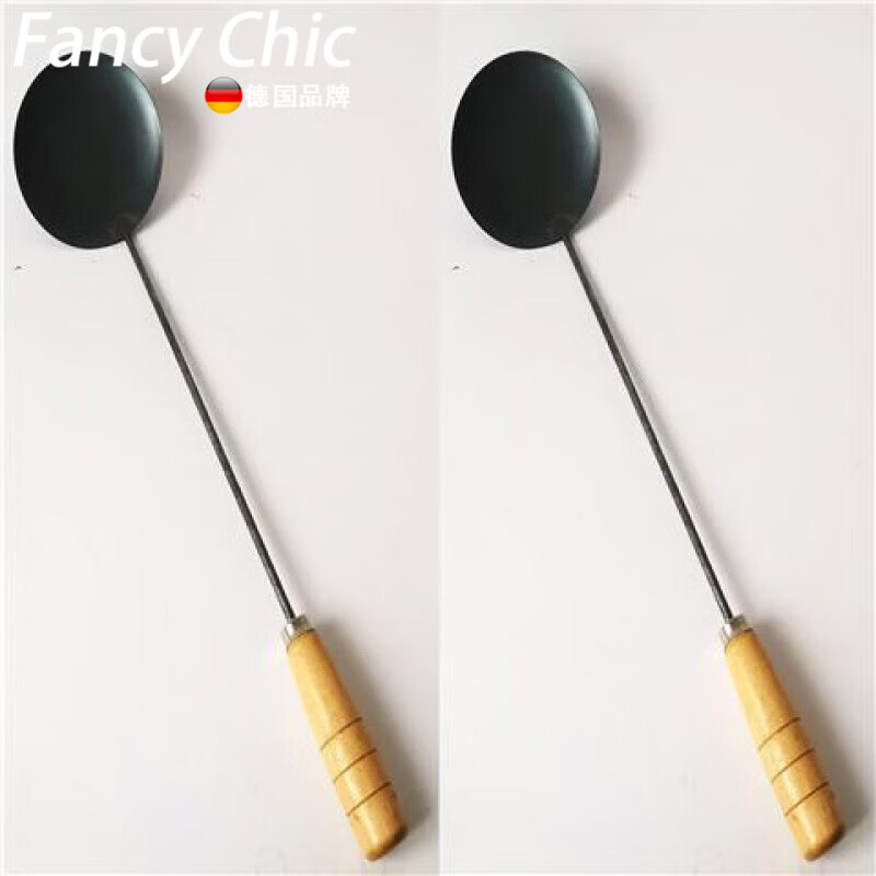 PJ福州福清炸海蛎饼勺工具油饼勺葱油饼勺虾酥灯盏糕勺不粘油饼 主图款