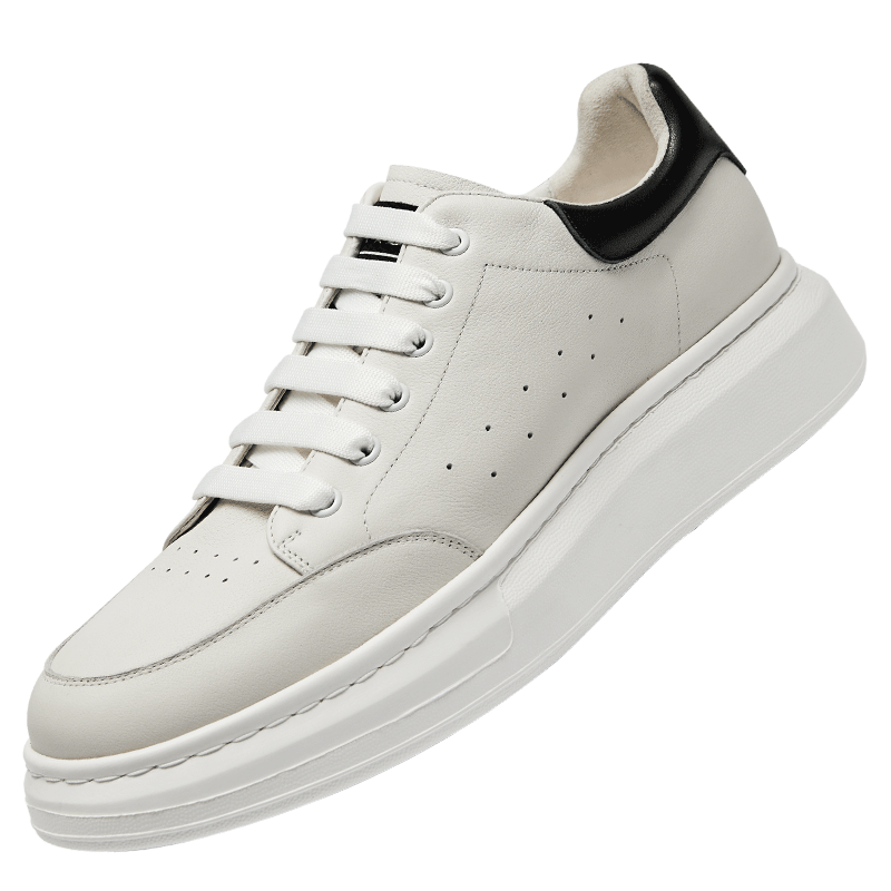 高哥增高鞋男8cm厚底麦崐小白鞋时尚情侣鞋潮流板鞋隐形内增高休闲鞋 时尚男款7.5cm 623-2XA 43