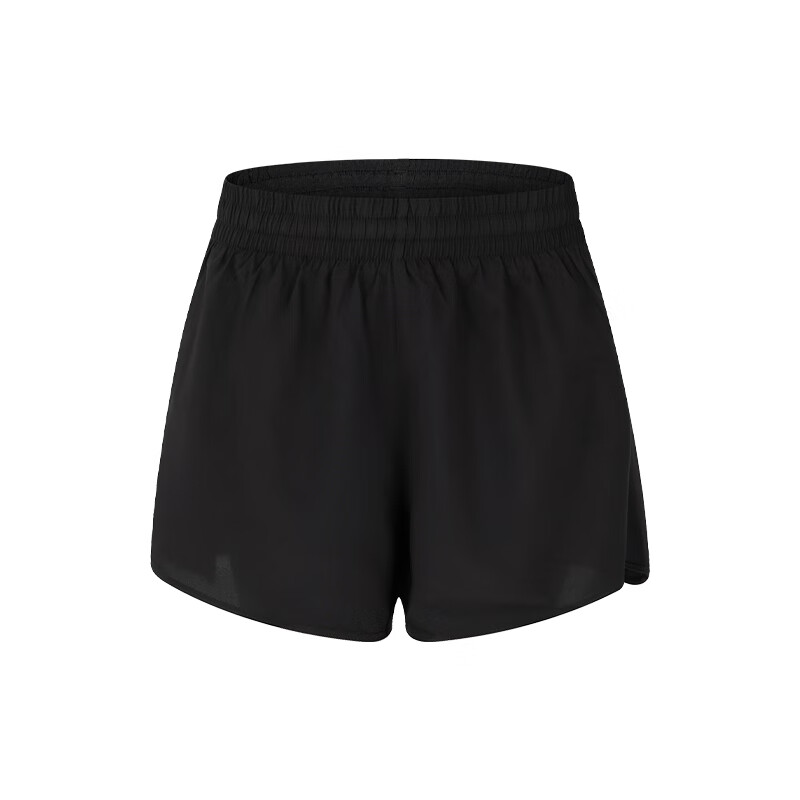 亚瑟士ASICS女子4英寸跑步短裤速干舒适透气运动裤 2012D151-001 黑色 S