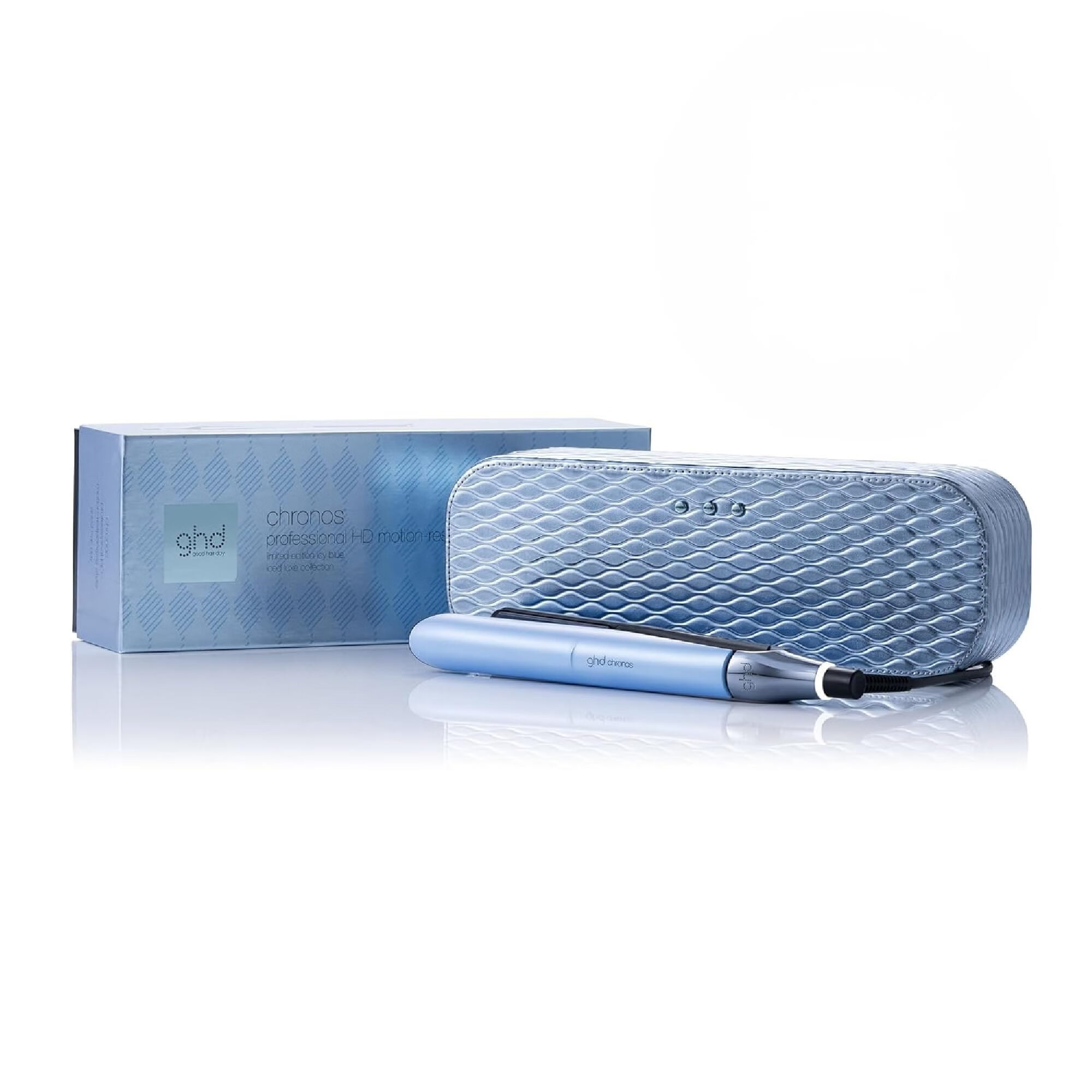 GHD Chronos Styler  1 英寸直发器  假日限量版 ICY 蓝色  3 倍高清果持续 24 小时